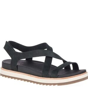 Merrell Women's Juno Backstrap Sandals Black Sz 10